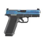 Ruger RXM Blue PVD Handgun 9mm Luger 17rd Magazines(2) 4" Barrel Black Poly Frame Front Night Sight