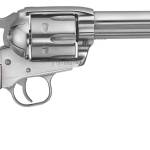 RUGER VAQUERO STAINLESS 45 COLT SA REVOLVER 4.62 BBL Gloss STS