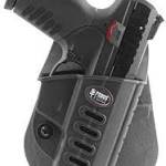 Fobus Evolution Series Paddle Holster For Ruger SR22 in Black Right Hand