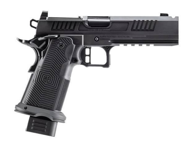 AF1911-ROMULUS 9MM 20Rd Magazine (5) 5" BULL Ramped Ported Barrel MOS Optic Cut DLC BLK