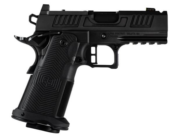 Alpha Foxtrot AF1911 Romulus Handgun 9mm Luger 17rd (1) & 19rd (1) Magazines 3.5" Ported Barrel Black RMSc